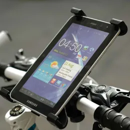 Suporte de suporte para tablet de bicicleta estilo guiador de comunicações para tela de 7 ~ 11 polegadas, suporte ajustável para PC de bicicleta com clipe forte giro de 360 °