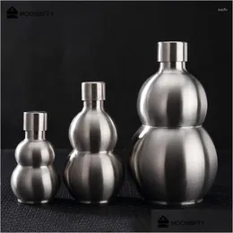 Hip Flabs Portable Flask Wine Burek Butelka 500 ml 1500 ml 2500 ml wody ze stali nierdzewnej do zabójstwa na zewnątrz Akcesoria urodzinowe DHNL2