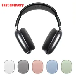 Per i migliori accessori per cuffie Bluetooth Airpods Max Custodia protettiva impermeabile in silicone solido TPU trasparente Custodia per cuffie AirPod Pro 2