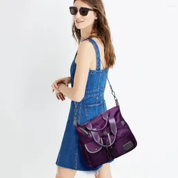 Evening Bags Buylor Nylon Women Shoulder Bag Fashion Handbags Waterproof Crossbody Large Capacity Multifunctional Tote Travel Messenger