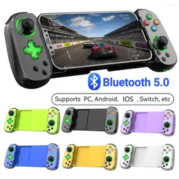 Controladores de jogo sem fio controlador alça para celular android ios pubg gamepad joystick retrátil bluetooth ps4 switch