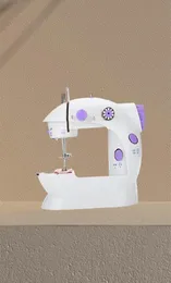 Mini Handheld Pedal Sewing Machines Dual Speed Double Thread Multifunction Electric Automatic Tread Rewind Sewing Machine5796007