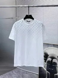 夏のメンズファッショントレンドTシャツ印刷勾配デザインコットンショートスリーフシャツデイリーカジュアルポロマン
