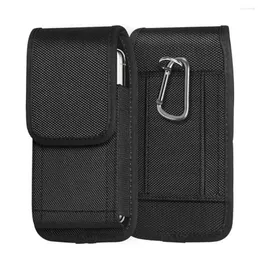 Sacos de armazenamento Bolsa de telefone celular Coldre Cintura Clip Holder Caso com fivela em forma de D Cartão portátil para esportes ao ar livre