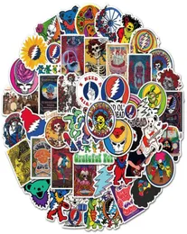 Waterproof sticker 50PCS Cool Grateful Dead Stickers for Car Bike Motorcycle Laptop Luggage Phone Case Guitar Decal Rock Music Sticker Bomb Car stickers9497457