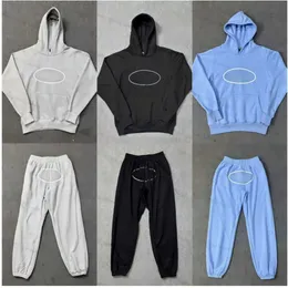 2024 Uomini e donne Abbigliamento sportivo Maglione Pantaloni Set Designer Cortiez Felpa con cappuccio Street Felpa Demon Island Tute Peluche Cargo Pullover Alcatraz Manica lunga 998yy