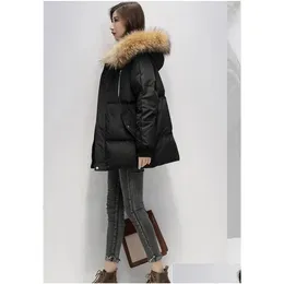 Women Trench Coats parkas bluzy kurtki ubrania zimowe ubrania kobiety 2024 pikowana kurtka ciepłe topy luźne swobodne płaszcz modny upuszczenie dnnw