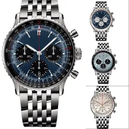 Womens designer watch popular fashion watches 50mm navitimer B01 chronograph reloj sapphire multi dial perfect luxury watch leather strap xb010 B4