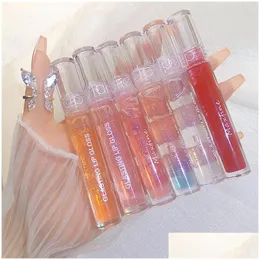 Lip Gloss Mirror Water Lip Gloss Glaze Transparent Glass Oil Waterproof Lasting Liquid Lipstick Lipgloss Lips Cosmetics In Bk Drop Del Dhnnv