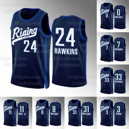 Hawkins Jersey 2024 Rising Stars Basketball Jersey Victor Wembanyama Dereck Lively Scoot Henderson Jaime Jaquez Jr. Keegan Murray Bilal Coulibaly Keyonte George