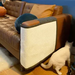 Houses Couch Cat Scratch Protector Mat Cat Scraper Guard Cat Repellent Pad Post Sisal Sofa Mat AntiScratch Training Rascadores De Gato