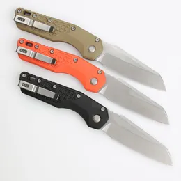 Offerta speciale A2297 Coltello pieghevole MSI D2 Stone Wash Tanto Point Lama CNC GFN Maniglia Escursione di campeggio esterna Cuscinetto a sfere Coltelli a cartella aperti veloci