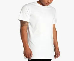 2019 MEN ROCK TSHIRT الطول الطويل TSHIRT على الطراز الصيفي رجال الهيب هوب تي شيرت ملابس الشوارع ملابس عالية الجودة TEE7815569