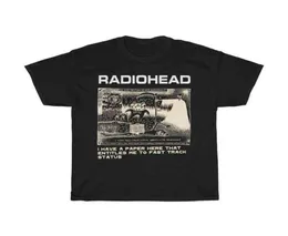 Radiohead T Shirt Men Modne Summer bawełna Tshirty Dzieci Hip Hop Tops Arctic Monkeys Tees Women Tops Ro Boy Camisetas Hombre T2208332081