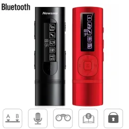 Players Mini 8 GB Bluetooth MP3-Player mit LED-Bildschirm mit FM-Radio MIC-Unterstützung HD-Aufnahme TF-Karte Ebook-Lesen AB-Wiederholung