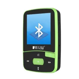 SPELARE ORIGINAL RUIZU X50 8GB SPORT MINI 1.5in MP3 Player Bluetooth Pedometer TF Card FM Radioinspelning Ebook Time Calendar