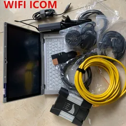 2024 per bmw icom strumento di programmazione diagnostica wifi icom next abc con laptop cf-ax2 i5cpu pronto per l'uso