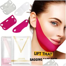 Diğer Sağlık Güzellik Ürünleri Anında Sıkılaştırıcı Yüz Kaldırma Maskesi 4D Çift V Çizgi Yüz gerginliği Maskeleri Zayıflama Ödem kaldırma firmasını ortadan kaldır