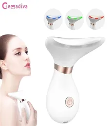 Multifunctional Face Neck Massage Lift Beauty Devices Remove Double Chin LED Pon Therapy Anti Wrinkle Skin Care Tools 2105181570714