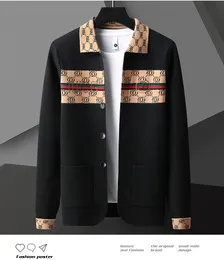 Outono e inverno nova marca na moda cardigan de malha masculino coreano casual jacquard juventude tendência moda masculina camisola de malha