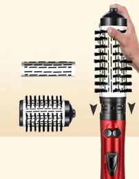 Encrespadores de cabelo alisadores secador de uma etapa 3 em 1 pente de ferro para alisador curling escova de ar secador aquecido w2211013185914