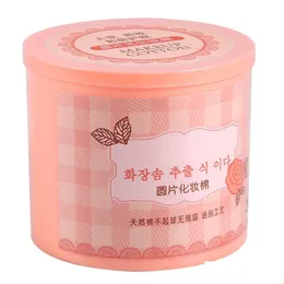 Sponges Applicators Cotton Wholesale- 200Pcs Facial Pads Nail Polish Cosmetic Makeup Wipe Round Pink Box Drop Delivery Health Bea Dhjnz