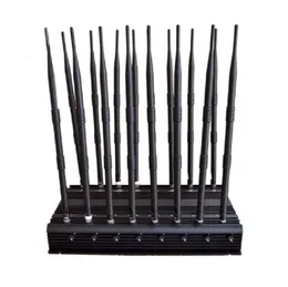 16-Kanal-Signalstörer GSM, CDMA PCS, DCS 3G 4G 5G GPS Lojack VHF UHF 315 MHz 433 MHz 868 MHz Signaldetektor