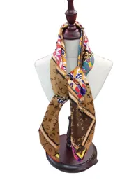 New Top Classic print pattern silk shawl designer scarves luxury Brand satin sauare head scarf stole Bandeaus headband ring Summer square Wrap sik handkerchief