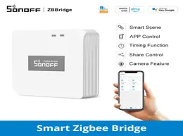 Sonoff ZB Bridge удаленно управляет устройствами ZigBee и Wi-Fi через приложение eWeLink. Работает с серией SNZB2739840.