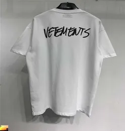 2020 S Tshirt Oversize embroidery VTM men women t shirt drop X07262277442
