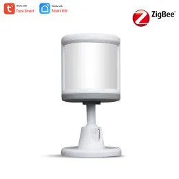 Detector tuya inteligente sensor de corpo humano inteligente sem fio zigbee segurança sistema alarme doméstico vida inteligente sensor movimento com tuya zigbee3.0 hub