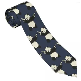 Papillon Simpatico orso Panda Cravatta Novità Animale Collo casual per uomo Donna Tempo libero Colletto di alta qualità Design Cravatta Accessori