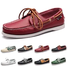 homens vestido sapatos respirável confortável treinadores populares lobo cinza rosa teal baixo triplo preto branco outono algodão macio azul mens trens sapatos GAI-18