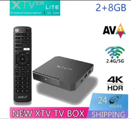 Android 11テレビボックススマートボックスXTV SE2 LITE S905W2 2G 8G WIFI XTREM STAKER4K ATV LIVEAV1メディアプレーヤー