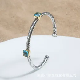 David Yurma Jewelry Designer Bracelet for Women Charm Bracelet Davids 4mm Open Cable Bracelet人気