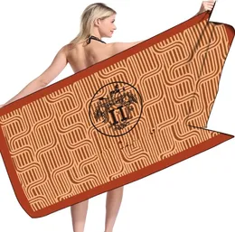 American Summer Fashion Letter Loog Mikrofibra Chłonna Square Tężem plażowy Szybki wodoodporny Wodoodporne Ręczniki Bath Factory Bezpośrednie Sprzedaż