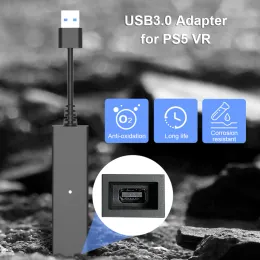 PS5 VR Kablo Adaptörü için Kablolar USB3.0 ALP5033 Oyun Konsolu Mini Kamera Konnektörü Eğlence Oyun Parçaları Dönüştürücü Aksesuarları