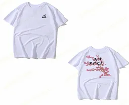 Mens t Shirt مصمم نسائي T قمرات البرق انعكاس Tshirts اللون الإنجليزية الأبجدية ملابس الكرز زهر الفراشة Graphic7515431