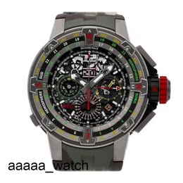 Richarsmilles Mechanical Luxury Watch Watches Mechanical Movement Seramic Dial Rubber Strap Sports RM60 Flyback Automatico 50mm Titanio Da Cinturino أو