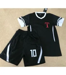 Tamanhos asiáticos Homens crianças oliver atom Capitão Tsubasa Maillots camisetas de futbol Foot Hyuga camisa de futebol setMark LENDERS Y2004099409997