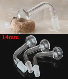 3cm big Ball 14mm Male joint glass bowls Pyrex Oil Burner Glass Pipe Transparent Clear Tobacco Bent Bowl Hookah Shisha Adapter Thi7484128