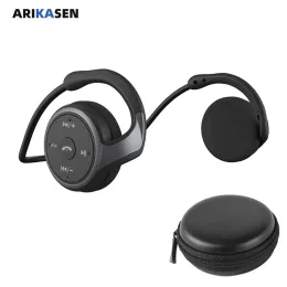 Odtwarzacz AX698 Sports Bluetooth 5.0 Sardhphone Mp3 Player On Ear Wygodne fone Auricularles bezprzewodowe słuchawki obsługują tf mp3 fm radio