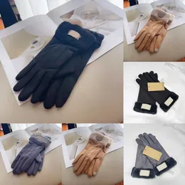 five finger mittens new waterproof riding velvet thermal fitness Women glove bright female winter warm fashion mans Windproof Antifreeze designer