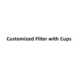 US Stock Customized Filter with Cups Titanium/Stainless Steel/Aluminum