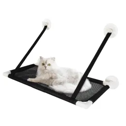 Houses Cat Hammock Bed Breathable Deck Window Suction Cups Seat Cat Shelves Sunbath Hammock Bed for Cat Hold UP to 10KG 22lbs