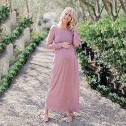 Elbiseler 2022 Sonbahar Dantel Gebelik Elbise Uzun Kollu Doğum Elbise Hemşirelik Elbiseleri Kıyafetler Artı Hamile Kadın Vestidos Bebek Duşları