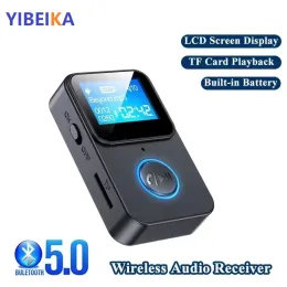 플레이어 mp3 플레이어 Bluetooth 수신기 무선 오디오 어댑터 보조 3.5mm 무선 어댑터 지원 원격 제어 사진