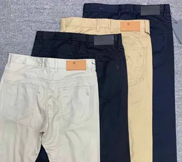 BUU Designer de luxo calças sociais masculinas de alta qualidade 2024 primavera/verão negócios calças casuais tencel tecido elástico marca de moda contador 1:1 preto cáqui azul