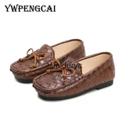 Flat shoes Unisex Boys Girls Soft PU Leather Shoes Fashion Spring Autumn Kids Loafers Vintage Style ldren #8E270230H24229