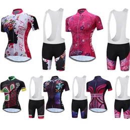 bicycle clothing women Summer cycling jersey set 2020 Female bike wear MTB suit Sport clothes mallot dress uniform2638223